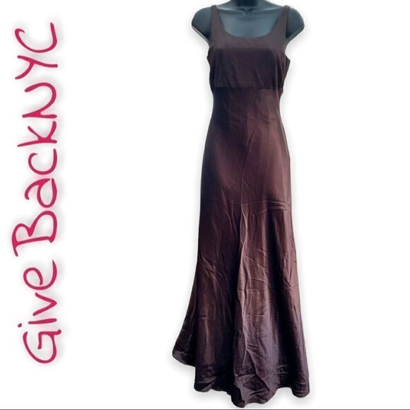 Erez Levy Dresses & Skirts - Erez Levy Brown Sleeveless Gown Size 2